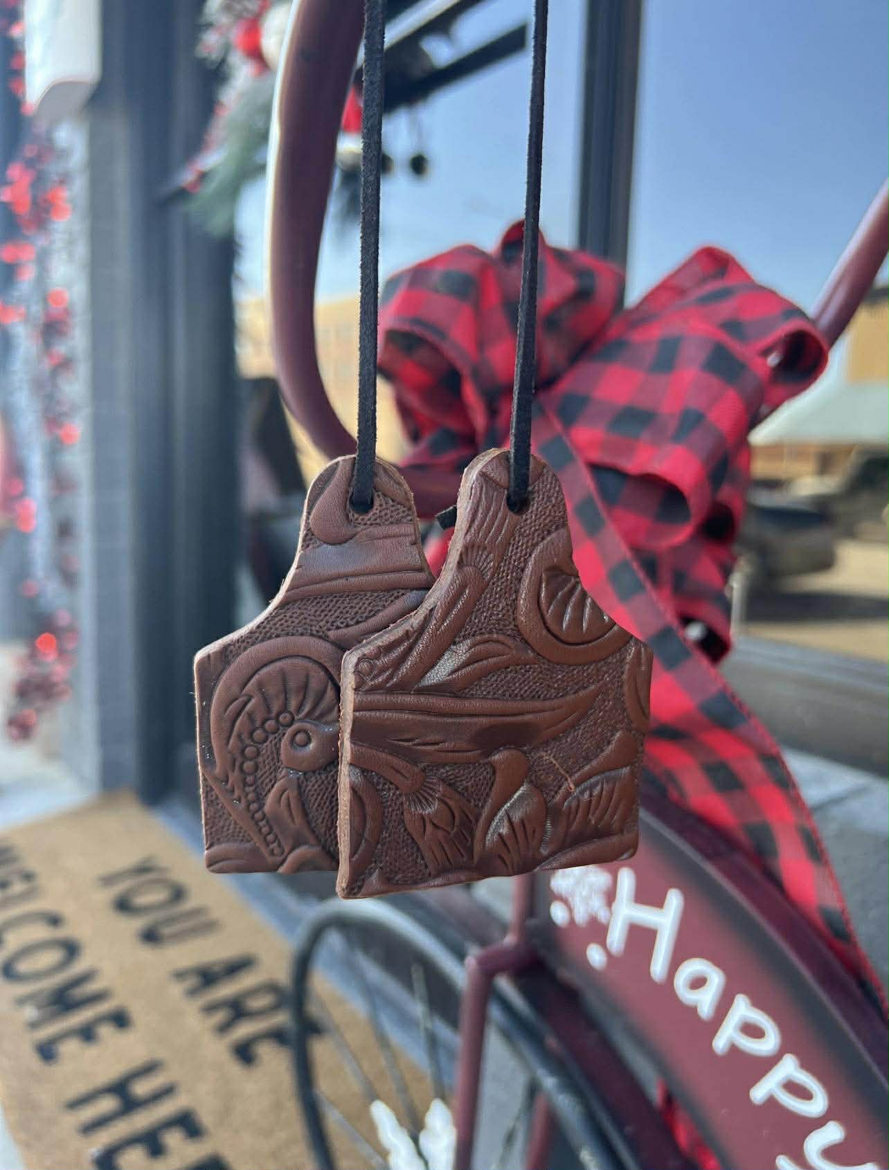 CowTag - Handmade Leather Air Freshies - Leather Car Air Freshener